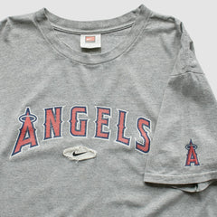 Los Angeles Angels 2000s T-Shirt Gray Vintage | Nike