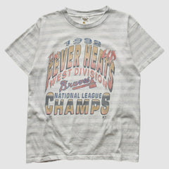 Atlanta Braves 1992 T-Shirt Gray Vintage
