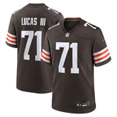 Cornelius Lucas Cleveland Browns Team Game Jersey - Brown