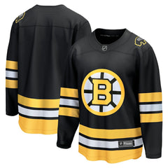 Boston Bruins Fanatics Anniversary Home Breakaway Jersey Black
