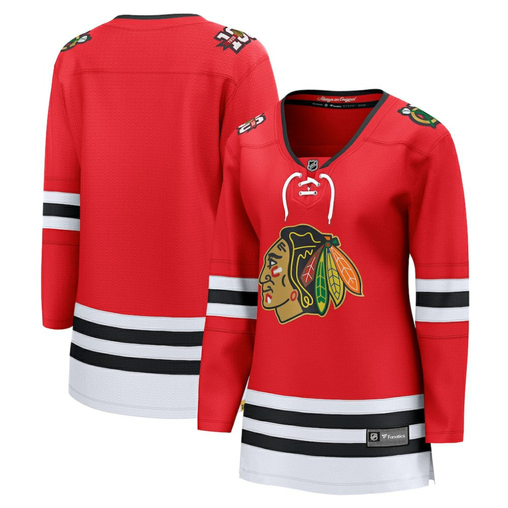 Chicago Blackhawks Fanatics Women's Centennial Breakaway Jersey Red