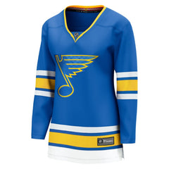 St. Louis Blues Fanatics Women's Home Breakaway Jersey Blue