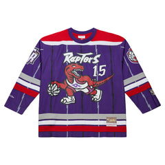 Vince Carter Toronto Raptors Unisex Maxxed Out Fashion Hockey Jersey - Purple