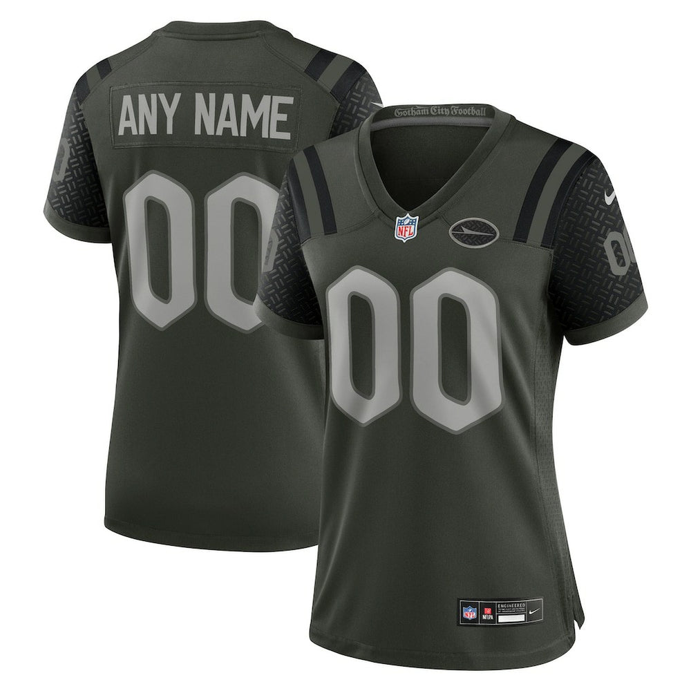New York Jets Women's 2025 Rivalries Collection Custom Game Jersey - Gotham Green