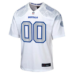 Buffalo Bills Youth 2025 Rivalries Collection Custom Game Jersey - White