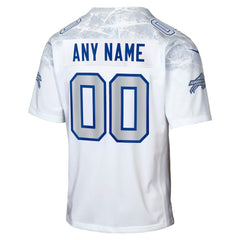 Buffalo Bills Youth 2025 Rivalries Collection Custom Game Jersey - White