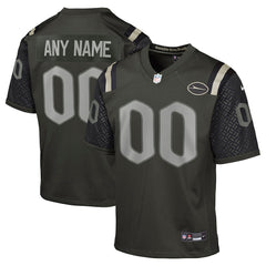 New York Jets Youth 2025 Rivalries Collection Custom Game Jersey - Gotham Green
