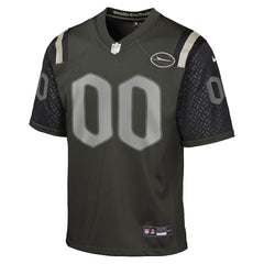 New York Jets Youth 2025 Rivalries Collection Custom Game Jersey - Gotham Green