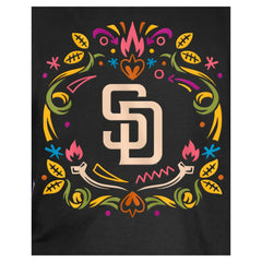 San Diego Padres Youth Día de los Muertos T-Shirt Black | New Era