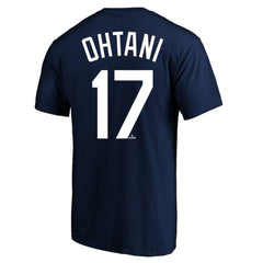 Shohei Ohtani Los Angeles Dodgers Profile Big & Tall Player Name & Number T-Shirt Navy