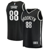 Nolan Traor¨¦ Brooklyn Nets Youth Fast Break Replica Jersey - Black - Icon Edition