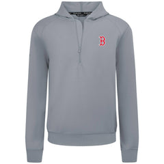 Boston Red Sox Levelwear Technic Insignia Quarter-Zip Hoodie Gray