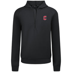 Cleveland Guardians Levelwear Technic Insignia Quarter-Zip Hoodie Black