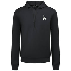Los Angeles Dodgers Levelwear Technic Insignia Quarter-Zip Hoodie Black