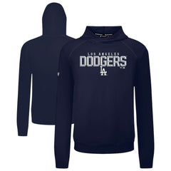 Los Angeles Dodgers Levelwear Mandate Carve Tri-Blend Hoodie Navy