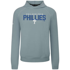 Philadelphia Phillies Levelwear Mandate Carve Tri-Blend Hoodie Gray
