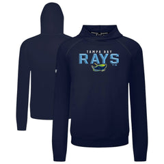 Tampa Bay Rays Levelwear Mandate Carve Tri-Blend Hoodie Navy