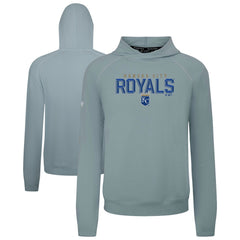 Kansas City Royals Levelwear Mandate Carve Tri-Blend Hoodie Gray