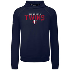 Minnesota Twins Levelwear Mandate Carve Tri-Blend Hoodie Navy