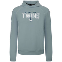 Minnesota Twins Levelwear Mandate Carve Tri-Blend Hoodie Gray