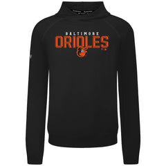 Baltimore Orioles Levelwear Mandate Carve Tri-Blend Hoodie Black