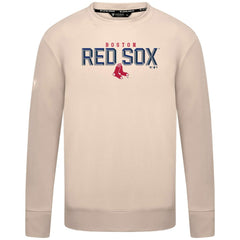 Boston Red Sox Levelwear Mandate Carve Tri-Blend Sweatshirt Khaki