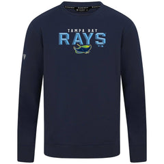 Tampa Bay Rays Levelwear Mandate Carve Tri-Blend Sweatshirt Navy