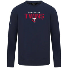 Minnesota Twins Levelwear Mandate Carve Tri-Blend Sweatshirt Navy
