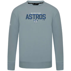 Houston Astros Levelwear Mandate Carve Tri-Blend Sweatshirt Gray