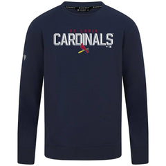 St. Louis Cardinals Levelwear Mandate Carve Tri-Blend Sweatshirt Navy