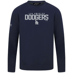 Los Angeles Dodgers Levelwear Mandate Carve Tri-Blend Sweatshirt Navy