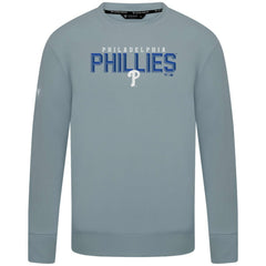 Philadelphia Phillies Levelwear Mandate Carve Tri-Blend Sweatshirt Gray