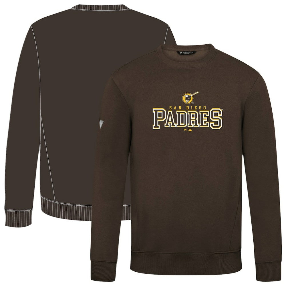 San Diego Padres Levelwear Zane Journey Sweatshirt Brown