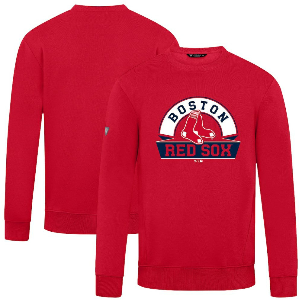 Boston Red Sox Levelwear Zane Banner Arch Sweatshirt Red