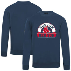 Boston Red Sox Levelwear Zane Banner Arch Sweatshirt Navy