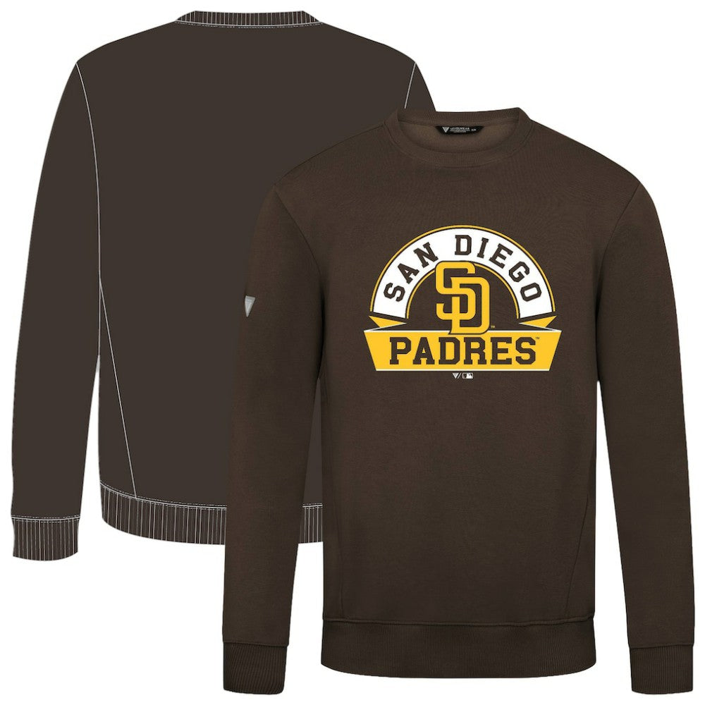 San Diego Padres Levelwear Zane Banner Arch Sweatshirt Brown