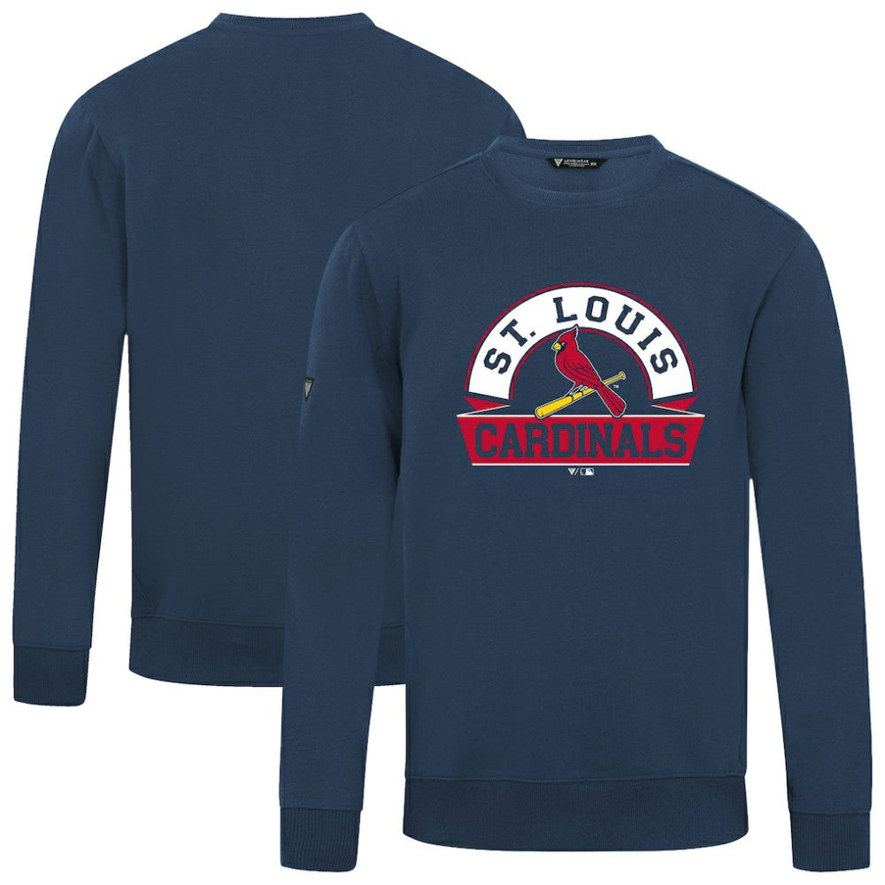 St. Louis Cardinals Levelwear Zane Banner Arch Sweatshirt Navy