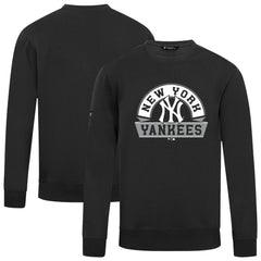 New York Yankees Levelwear Zane Banner Arch Sweatshirt Black
