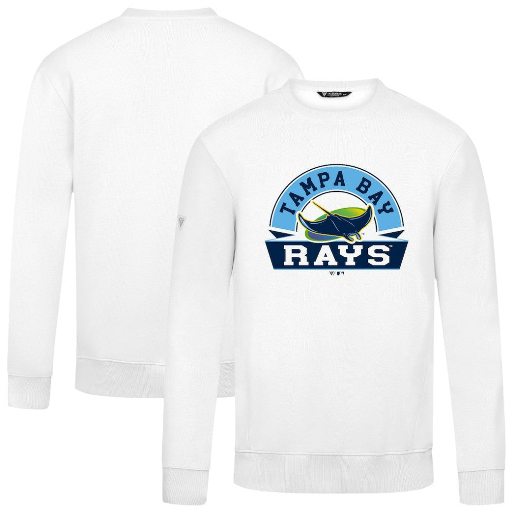 Tampa Bay Rays Levelwear Zane Banner Arch Sweatshirt White