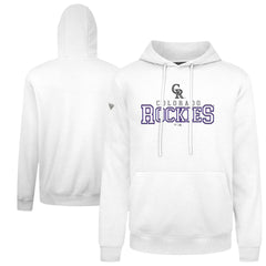 Colorado Rockies Levelwear Podium Journey Hoodie White