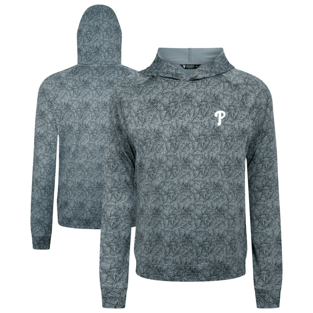 Philadelphia Phillies Levelwear Albatross Raglan Hoodie Gray