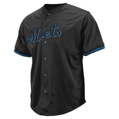 New York Mets Profile Big & Tall Pop Fashion Jersey - Black
