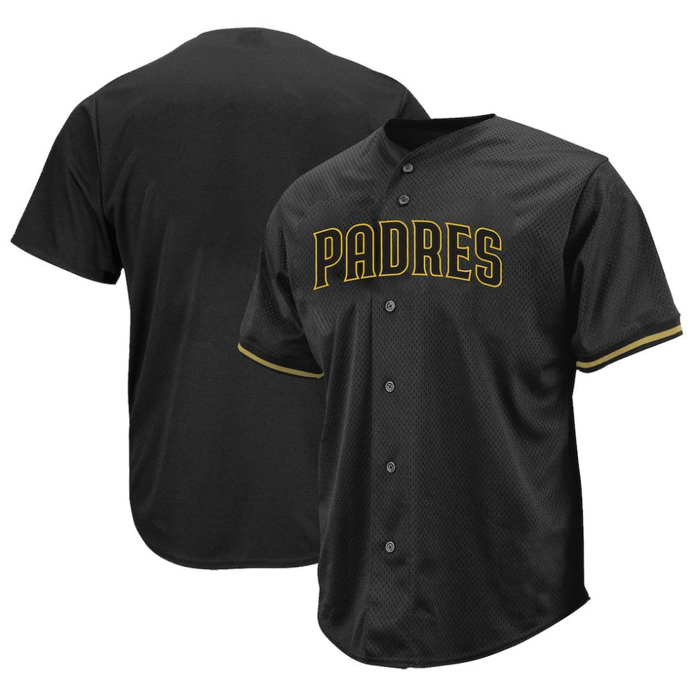 San Diego Padres Profile Big & Tall Pop Fashion Jersey Black