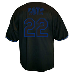 Juan Soto New York Mets Profile Big & Tall Pop Fashion Jersey - Black