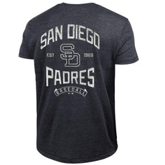 San Diego Padres Champion Vintage 3-Hit Tri-Blend T-Shirt Black