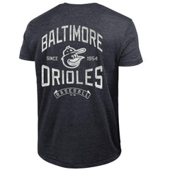 Baltimore Orioles Champion Vintage 3-Hit Tri-Blend T-Shirt Black
