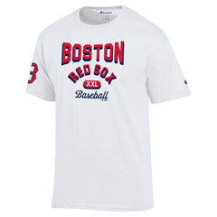 Boston Red Sox Champion 3-Hit Jersey T-Shirt White