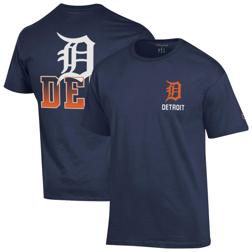 Detroit Tigers Champion Jersey T-Shirt Navy