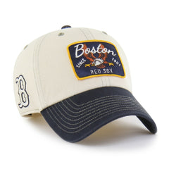 Boston Red Sox Keepsake Collection Clean Up Adjustable Hat Natural/Navy | 47 brand