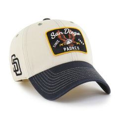San Diego Padres Keepsake Collection Clean Up Adjustable Hat Natural/Black | 47 brand
